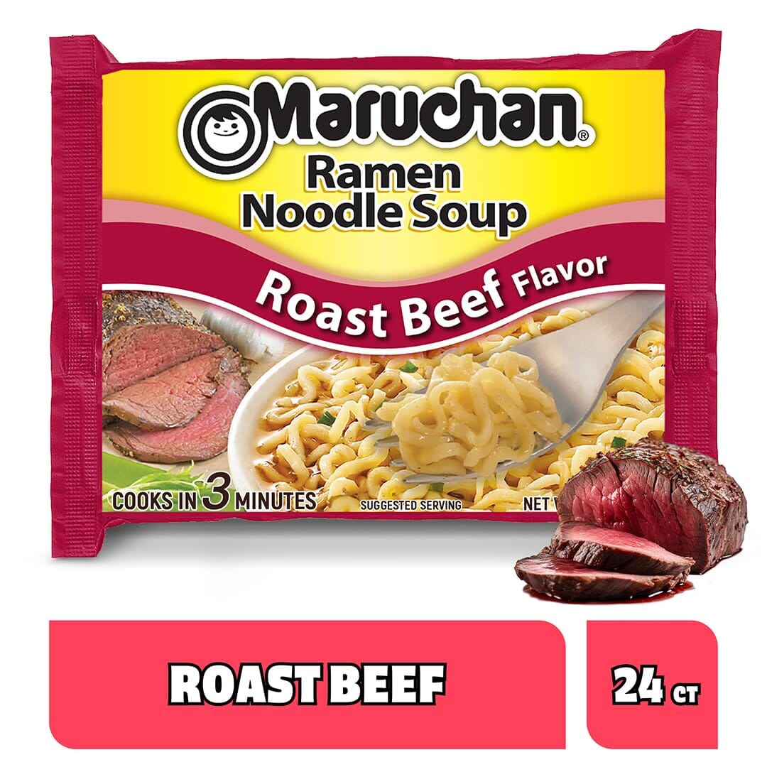 Maruchan Ramen, Roast Beef, 3-Ounce Maruchan Ramen 