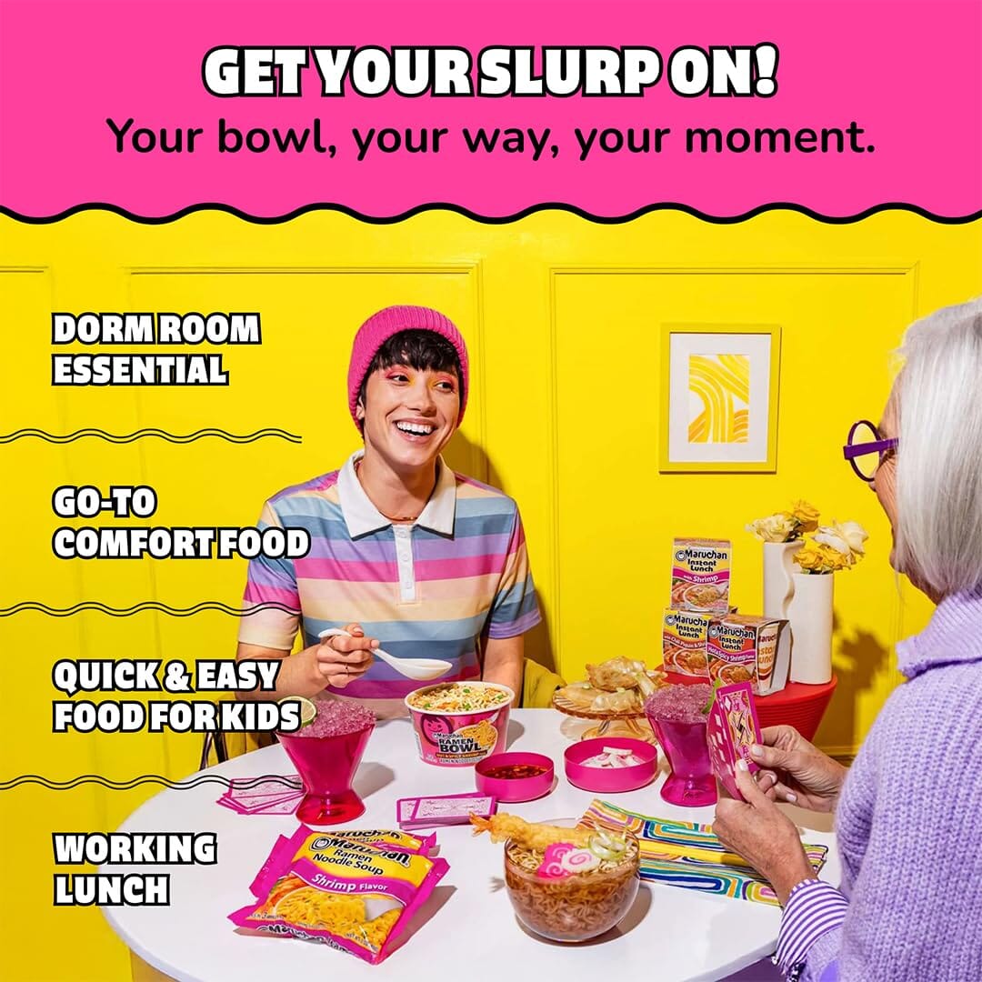 Maruchan Ramen Shrimp Flavor Noodle Soup, 3 Ounce Maruchan 