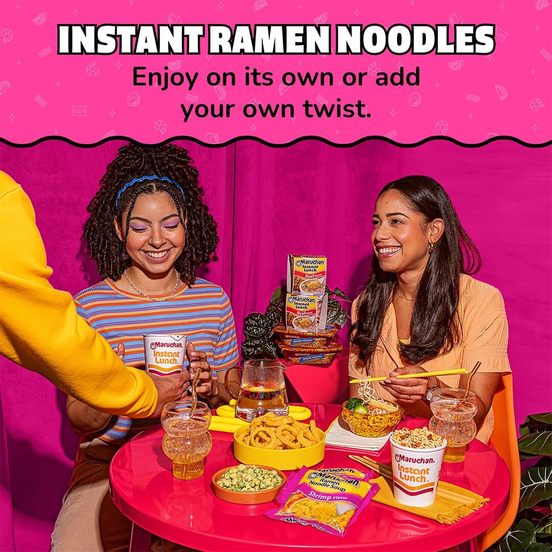 Maruchan Ramen Shrimp Flavor Noodle Soup 3 oz Maruchan Ramen 