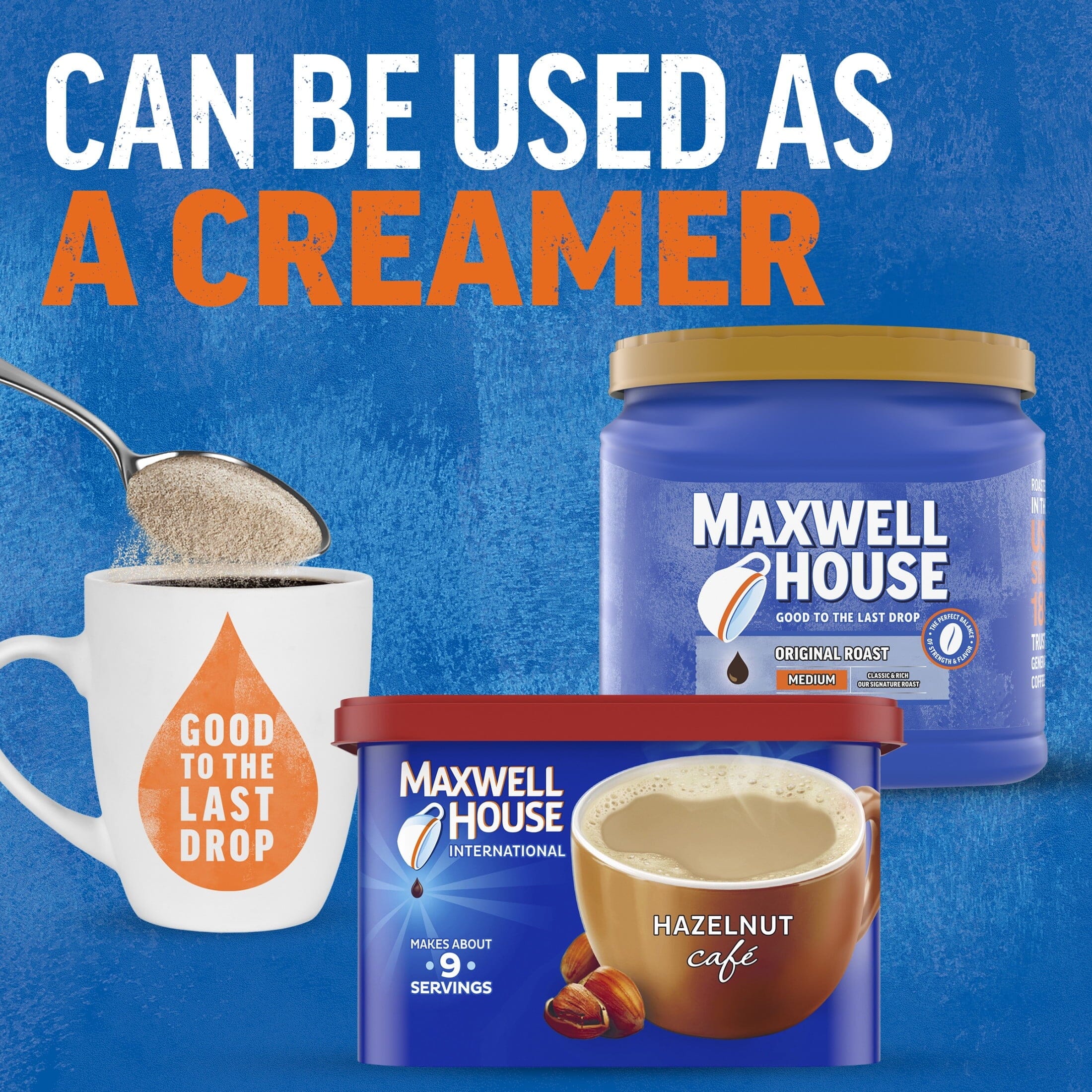 Maxwell House International Hazelnut Cafe Beverage Mix, 9 oz. Canister Maxwell House 