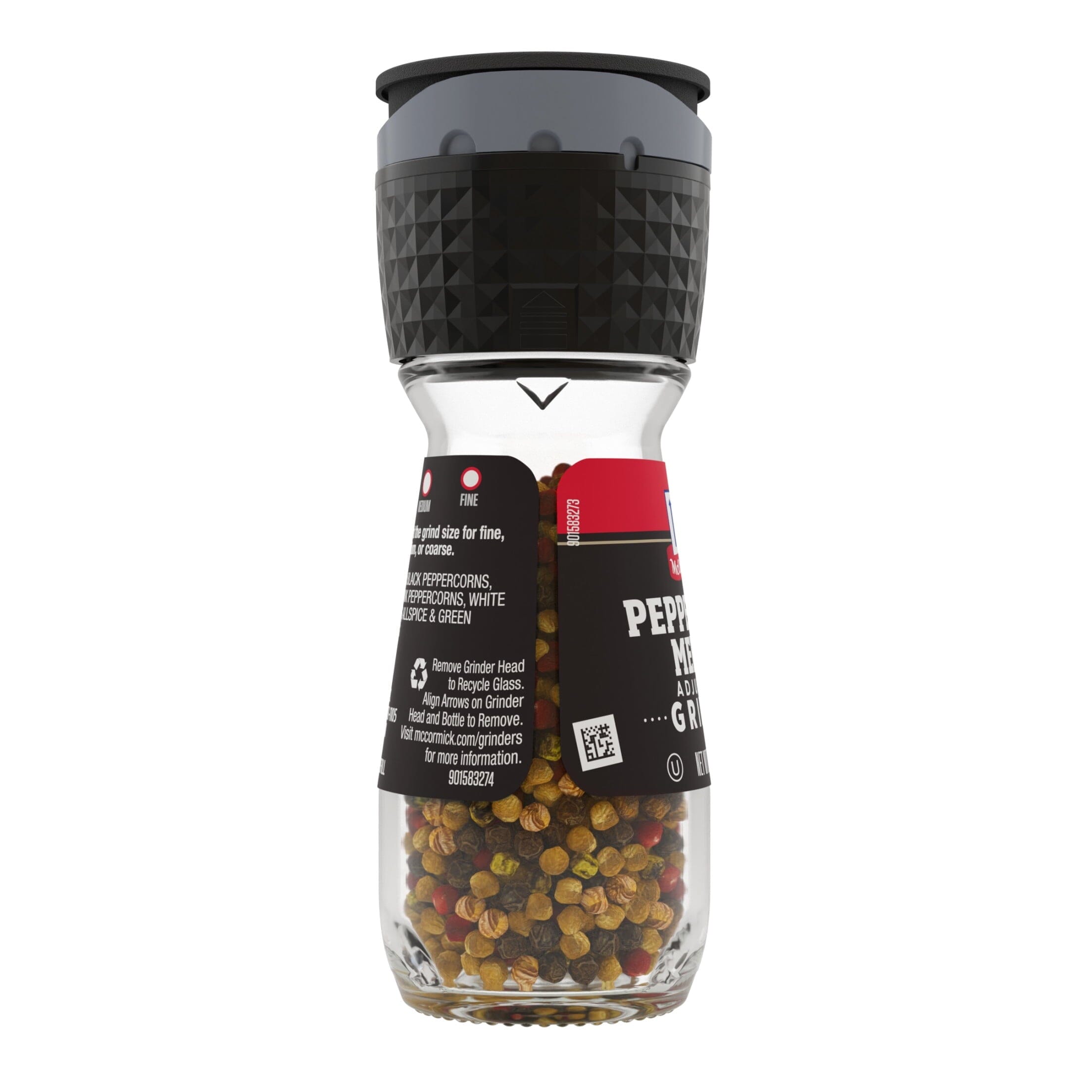 McCormick All Natural Peppercorn Medley Grinder, 0.85 oz Bottle McCormick 