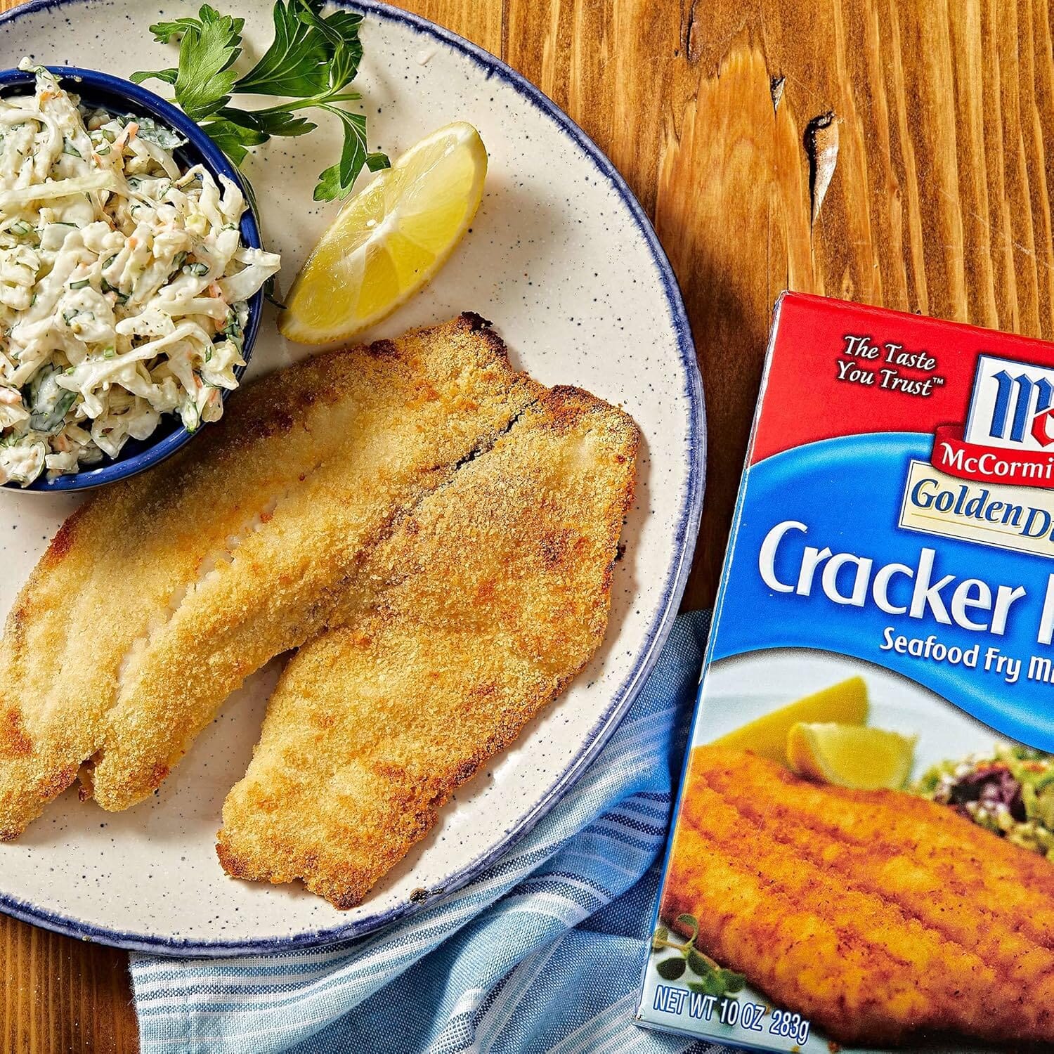 McCormick Golden Dipt Cracker Meal Seafood Fry Mix, 10 Ounce Snackathon Foods 