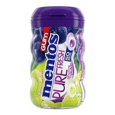 Mentos Gum Sugar Free, Grape Medley, 50 Piece Mentos 50 Piece Bottle 