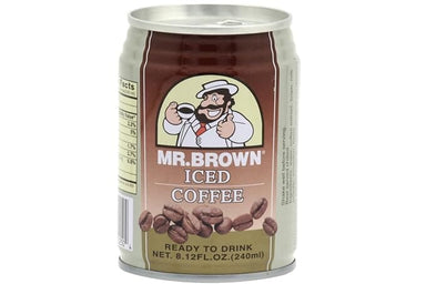 Mr. Brown Coffee Drink Variety Pack All Flavors Snackathon Foods Original 8.12 Fluid Ounce (Pack of 1) 