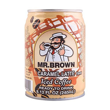 Mr. Brown Iced Coffee, Caramel Latte, 8.12 Fluid Ounce Mr Brown 