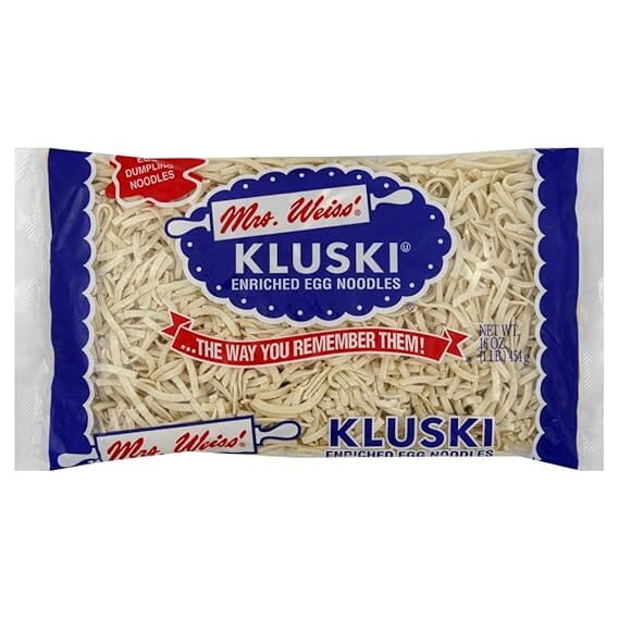 Mrs. Weiss Kluski Egg Noodles, Enriched Egg Noodles, 16 oz Mrs. Weiss 1 Count 