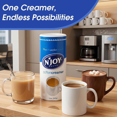 N'Joy Non Dairy Powder Creamer Canister, 12 Ounce NJOY 