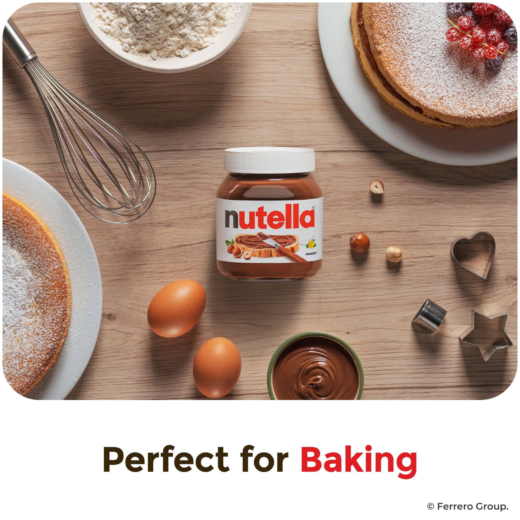 Nutella Hazelnut Spread with Cocoa, 0.8 oz Mini Glass Jar Nutella 