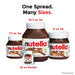 Nutella Hazelnut Spread with Cocoa, 0.8 oz Mini Glass Jar Nutella 