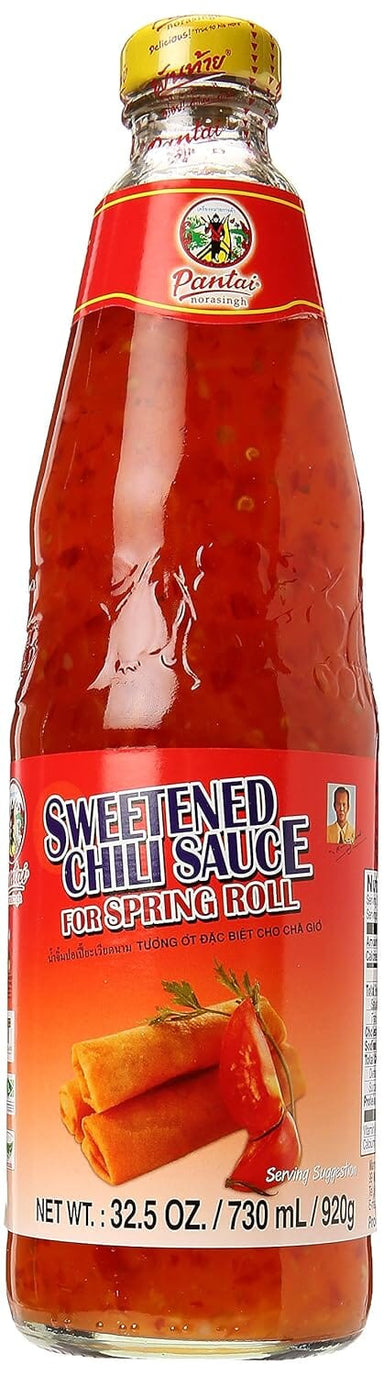 Pantai Sweetened Chili Sauce For Spring Rolls Snackathon Foods 32.5 Ounces (Pack of 1) 