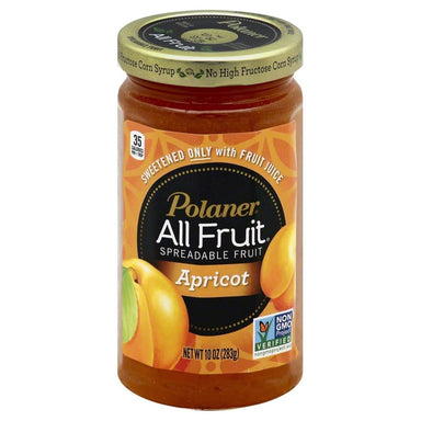 Polaner All Fruit Spread Apricot, 10 ounce Polaner 10 Ounce 