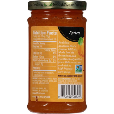 Polaner All Fruit Spread Apricot, 10 ounce Polaner 