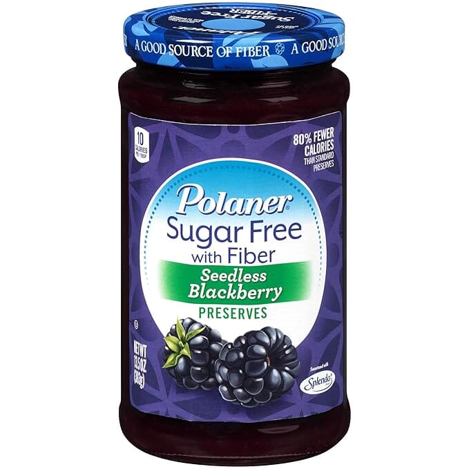Polaner Sugar-Free with Fiber, 13.5 Ounce Polaner Seedless Blackberry 13.5 Ounce 