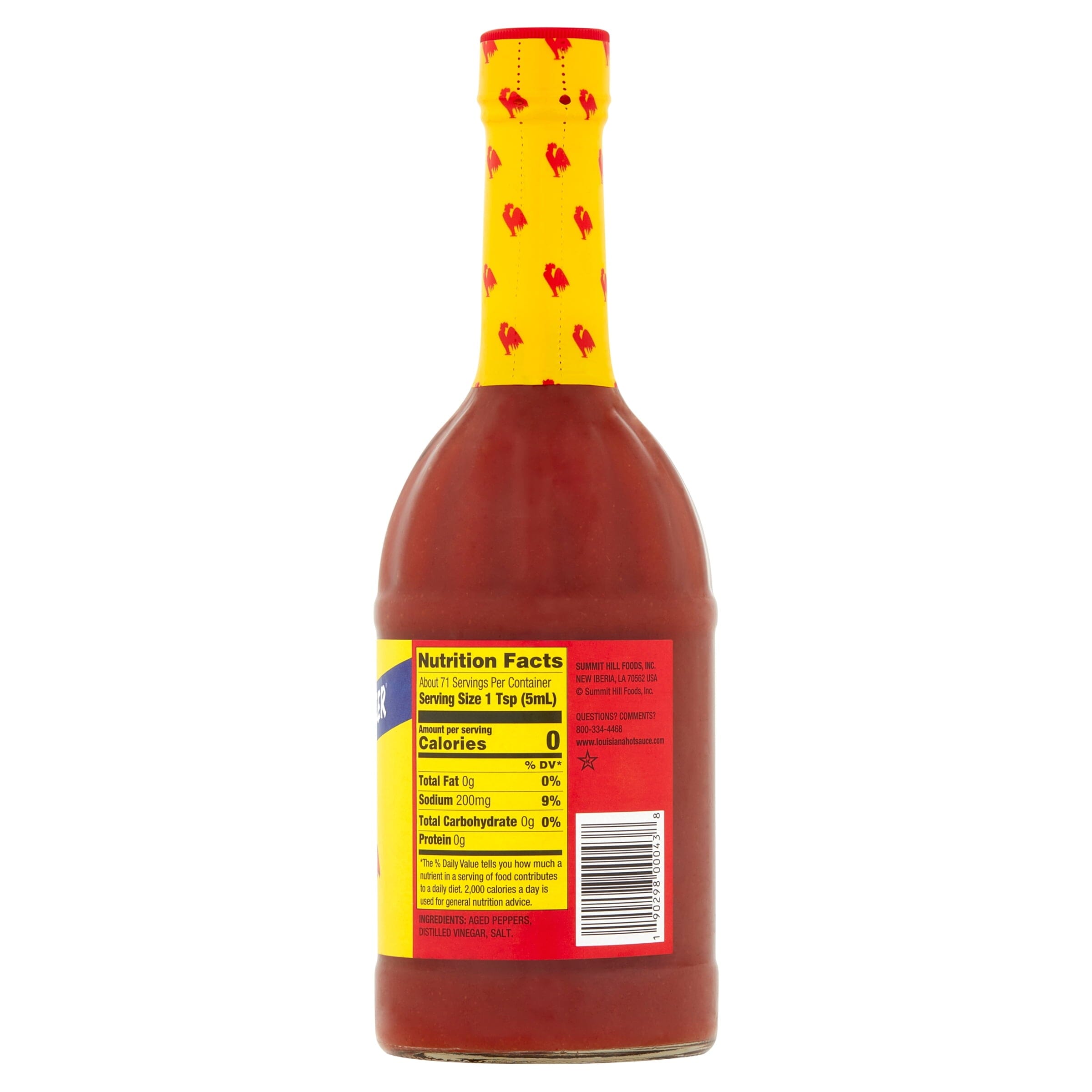 Red Rooster Hot Sauce, Shelf- Stable, 12 fl oz Bottle Red Rooster 