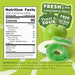 Snackathon Apple Rings Gummy Candy, Soft & Chewy Green Gummies, Resealable Bag, Classic Sweet & Sour Sugar-Coated Gummy Rings, Gluten-Free, For Chamoy Treats, Parties, Buffets & Snacking Snackathon 