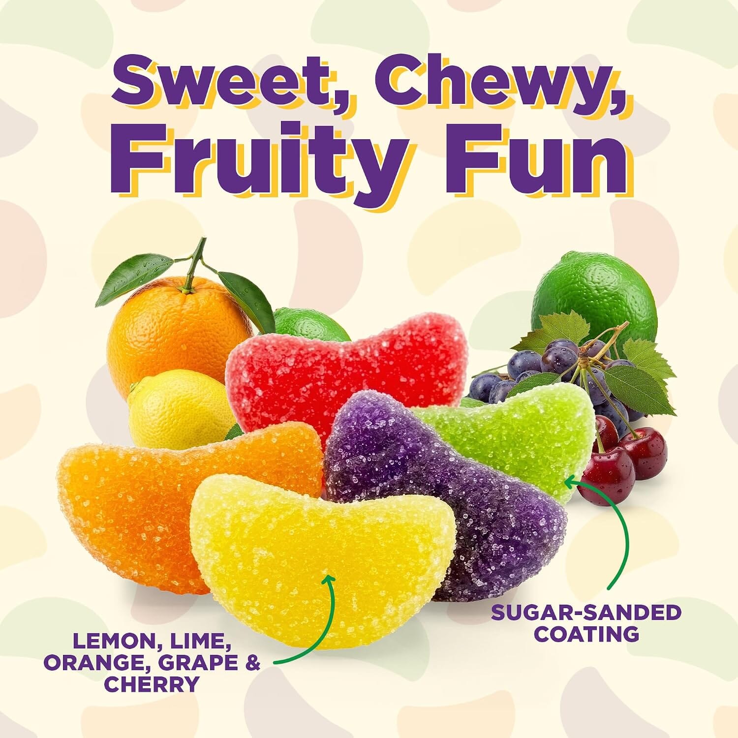 Snackathon Assorted Fruit Slices Candy Snackathon 