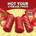 Snackathon Australian Licorice Candy, Natural Strawberry Twists, Resealable Bag, Soft & Chewy Classic Gourmet Licorice for Parties, Snacking & Candy Bowls, Made in Australia Snackathon 