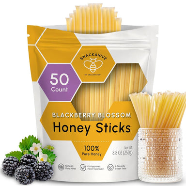 Snackathon Blackberry Blossom Honey Sticks Snackathon 50 Count 