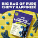 Snackathon Blue Raspberry Licorice Twists, 15.2 oz, Jumbo Chewy Licorice Sticks Snackathon 