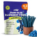 Snackathon Blue Raspberry Licorice Twists, 15.2 oz, Jumbo Licorice Candy, 7-inch Chewy Licorice Sticks, Fruity Blue Raspberry Flavor, Old Fashioned Fruit Twists, Made in USA, Resealable Bag Snackathon Jumbo Blue Raspberry 15.2 Ounce 