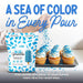 Snackathon Blue Sprinkles (Jimmies), 15 oz Resealable Pouch, Gluten-Free Baking & Decorating Topping Snackathon 