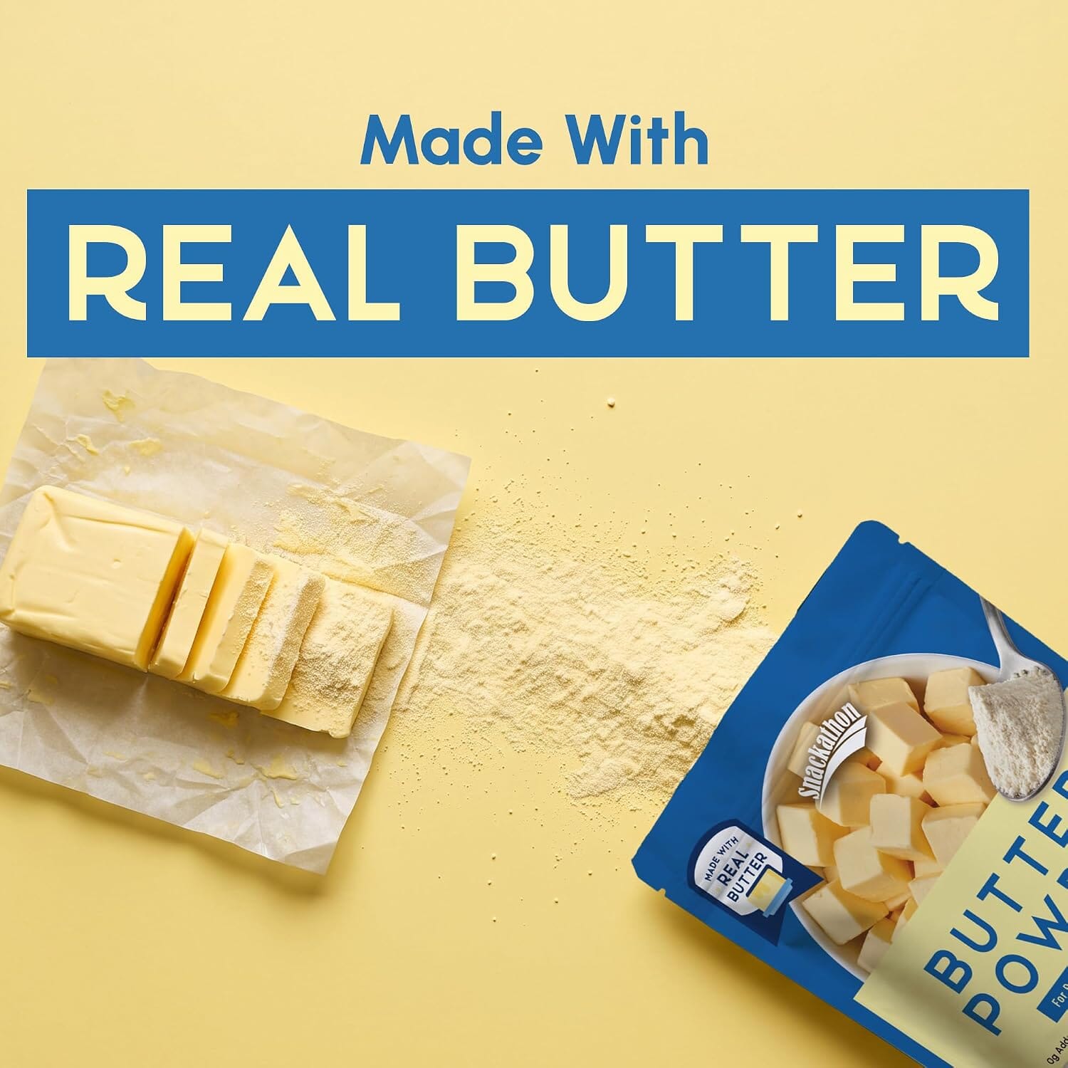 Snackathon Butter Powder, Powdered Butter for Baking & Cooking Snackathon 
