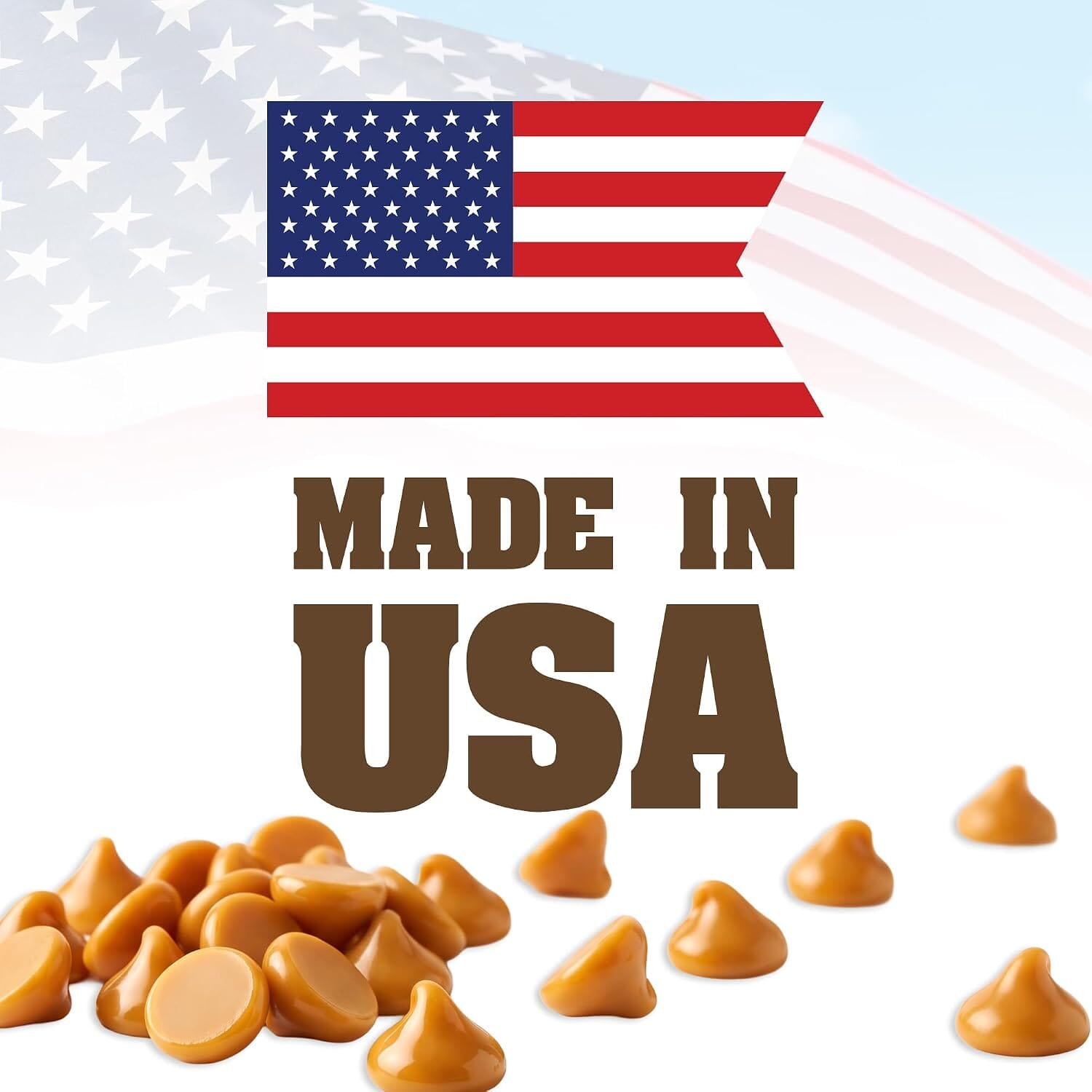 Snackathon Butterscotch Chips for Baking, Bulk Baking Morsels, Gluten Free, 0.9M Standard Size, Butterscotch Flavored Chips for Cookies, Brownies & Topping, Made in USA, Resealable Bag Snackathon 
