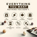 Snackathon Chocolate Covered Espresso Beans, Trio Blend (Dark, Milk & White), Bag Candy & Snacks Snackathon 