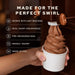 Snackathon Chocolate Soft Serve Ice Cream Mix, Makes 1 Quart, Rich & Creamy Dairy Powder Mix for Ice Cream Makers, Soft Serve Machine, Just Add Water for Homemade Ice Cream, Gluten Free, Made in USA Snackathon 