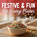 Snackathon Christmas Tree Sprinkles, Bulk Holiday Decor Sprinkles Festive Red, Green & White Tree Confetti Sprinkles, Gluten Free, For Holiday Baking Decorations, Cookie & Cupcake Toppers Snackathon 