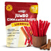 Snackathon Cinnamon Licorice Twists, 15.2 oz, Jumbo Chewy Licorice Candy, 7-inch Red Licorice Sticks, Warm Cinnamon Flavor, Old Fashioned Licorice Candy Ropes, Made in USA, Resealable Bag Snackathon Jumbo Cinnamon 15.2 Ounce 