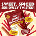Snackathon Cinnamon Licorice Twists, 15.2 oz, Jumbo Chewy Licorice Candy, 7-inch Red Licorice Sticks, Warm Cinnamon Flavor, Old Fashioned Licorice Candy Ropes, Made in USA, Resealable Bag Snackathon 