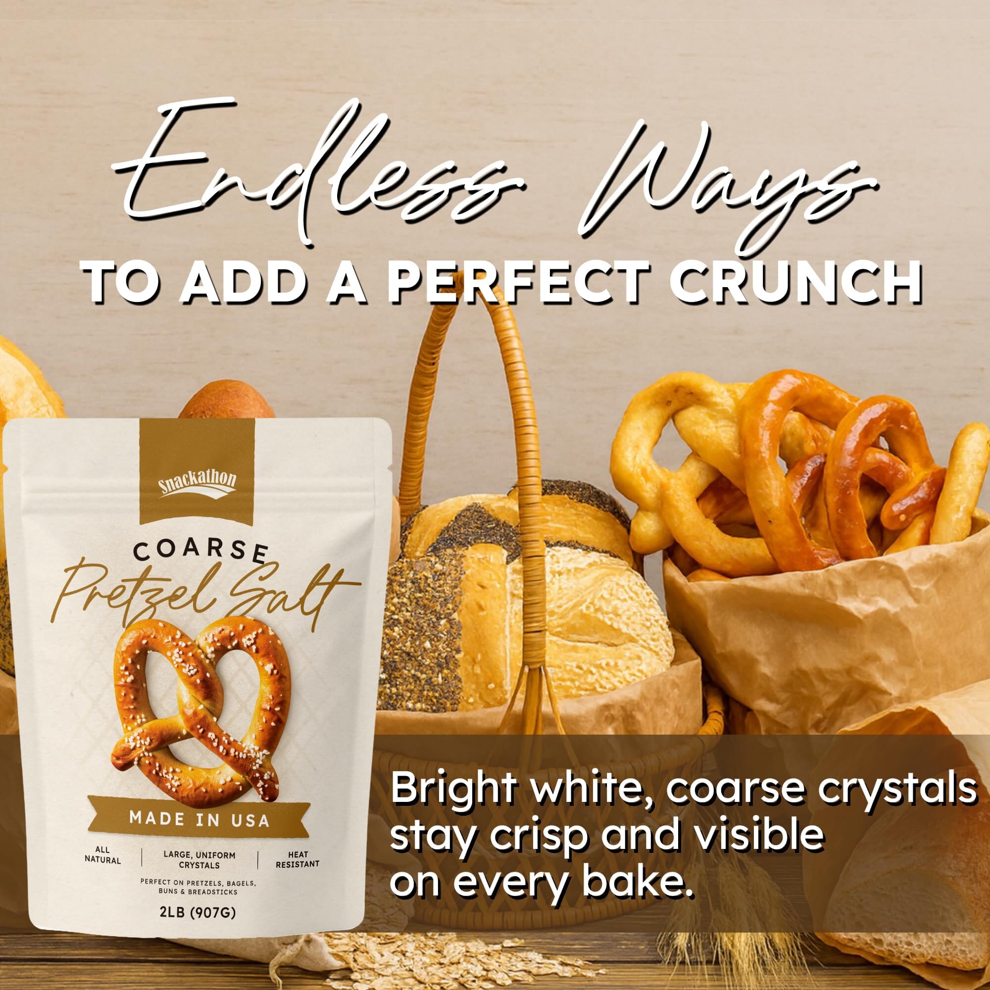 Snackathon Coarse Pretzel Salt Snackathon 