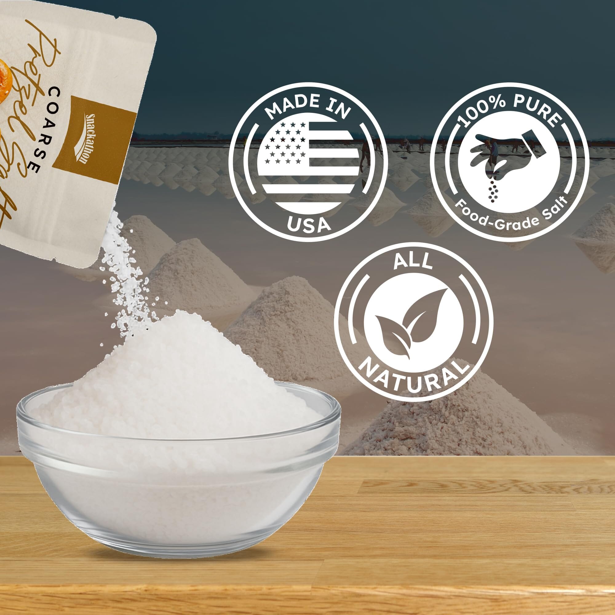 Snackathon Coarse Pretzel Salt Snackathon 