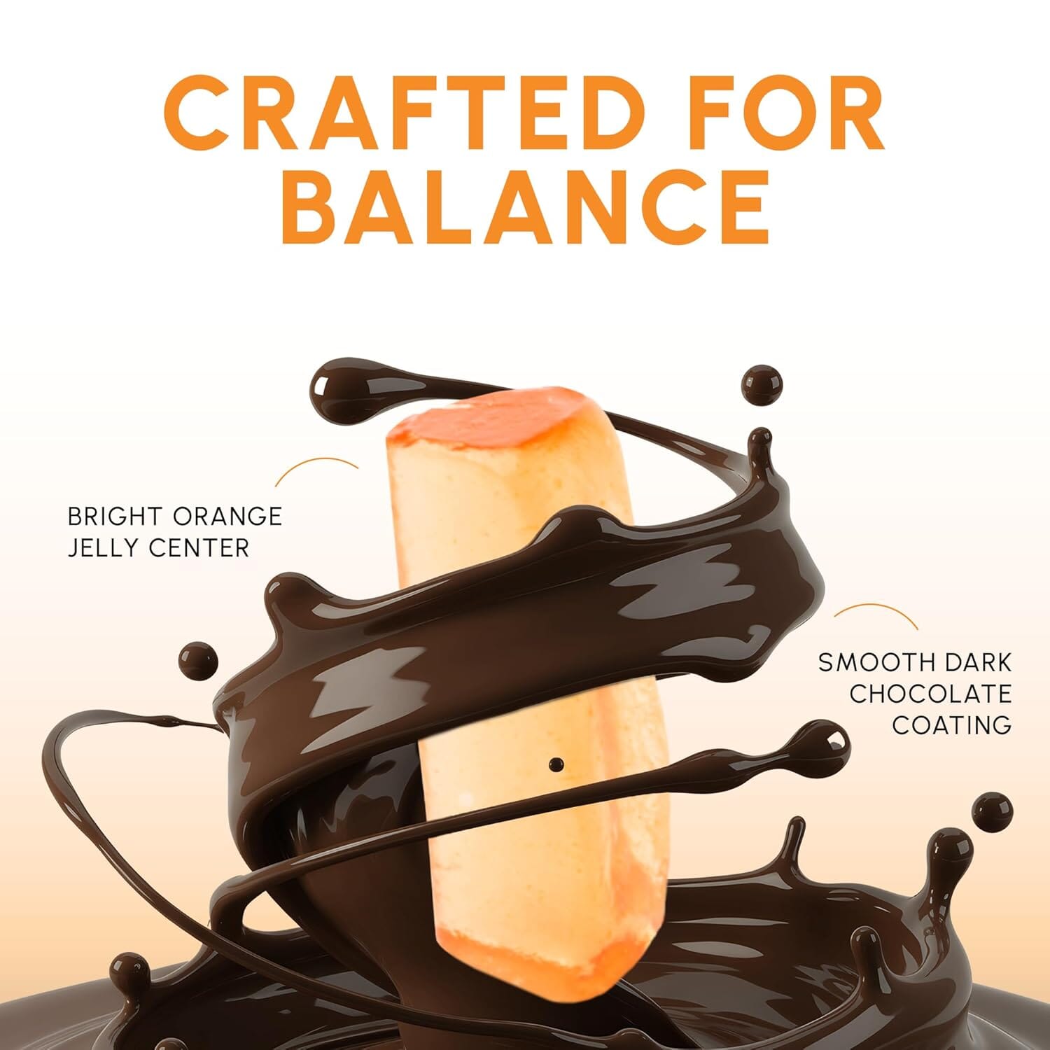 Snackathon Dark Chocolate Orange Sticks, 22 OZ Resealable Bag Snackathon Foods 