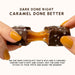 Snackathon Dark Chocolate Sea Salt Caramels, Rich Chocolate Covered Gourmet Candy Snackathon 