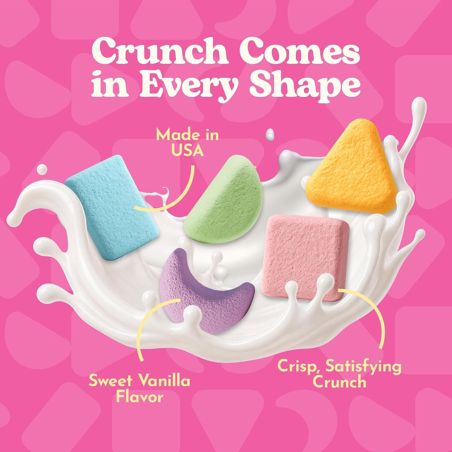 Snackathon Dehydrated Cereal Marshmallows, Assorted Rainbow Mini Bitss Snackathon 