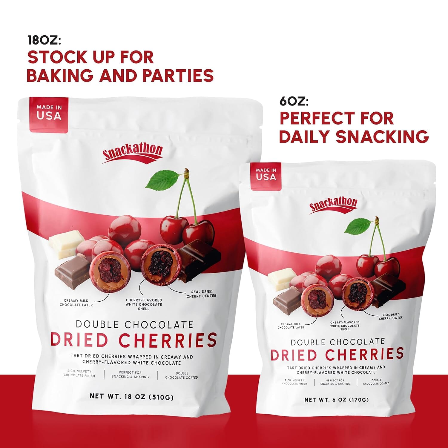 Snackathon Double Chocolate Covered Cherries Snackathon Foods 