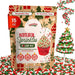 Snackathon Dye Free Christmas Sprinkles, Natural Red, Green & White Holiday Jimmies Snackathon Natural Christmas 15 Ounce 