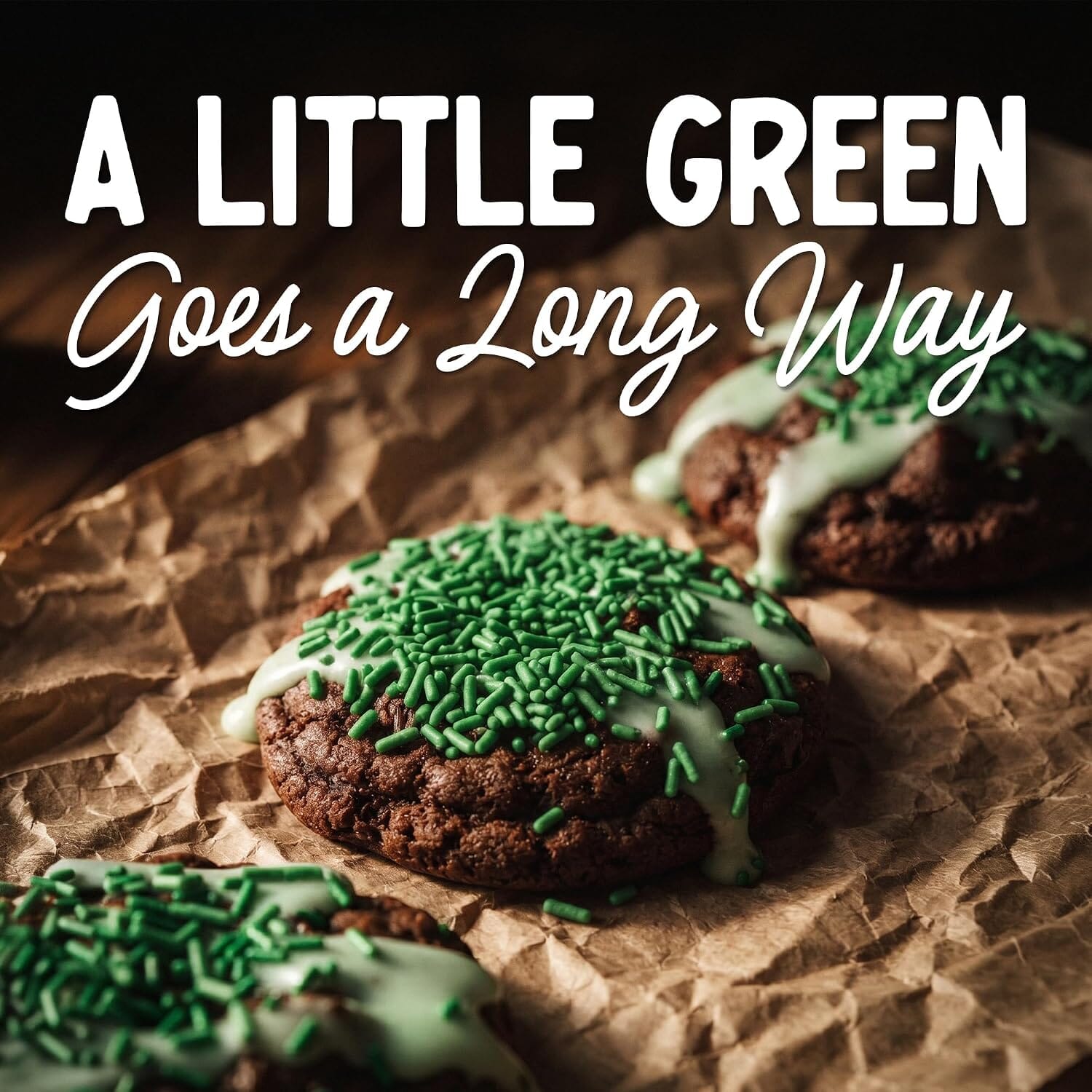 Snackathon Green Sprinkles, Festive Jimmies for Baking & Decorating Snackathon 
