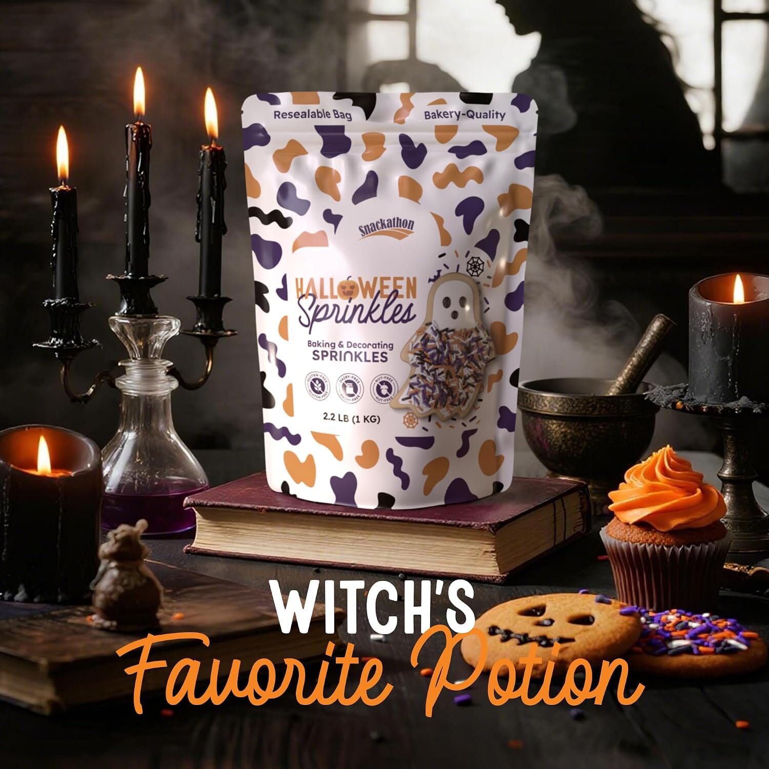 Snackathon Halloween Sprinkles, 2.2 Lb Pouch Snackathon 