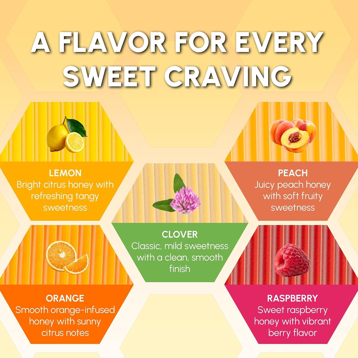 Snackathon Honey Sticks Variety Pack, Fruit-Flavored Honey Straws for Tea & Coffee Snackathon 