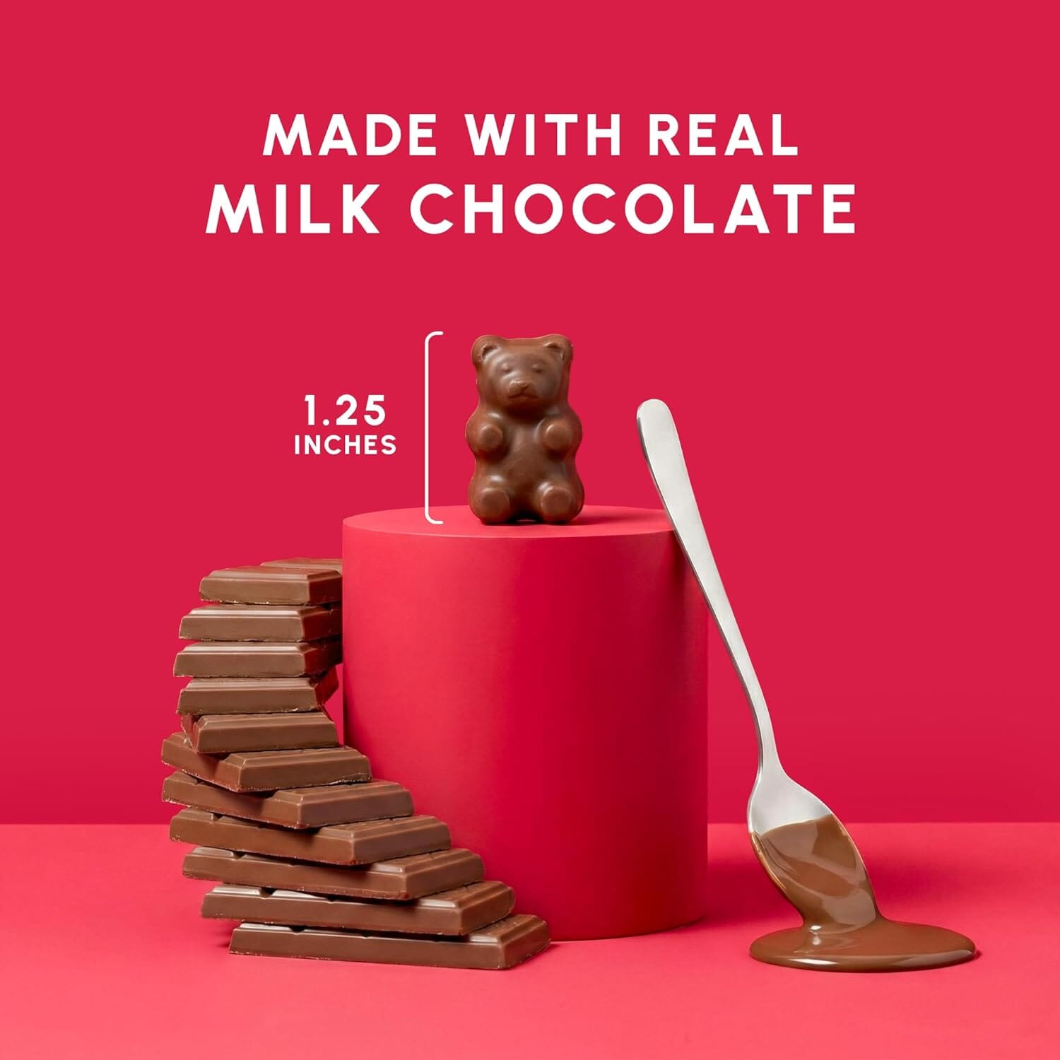 Snackathon Milk Chocolate Cinnamon Gummy Bears – Sweet & Spicy Gourmet Candy Snackathon 