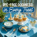 Snackathon Natural Dye-Free Blue Sprinkles for Baking & Decorating (Jimmies) Snackathon 
