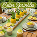 Snackathon Natural Dye-Free Green Sprinkles for Baking & Decorating (Jimmies) Snackathon 