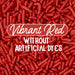 Snackathon Natural Dye-Free Red Sprinkles for Baking & Decorating (Jimmies) Snackathon 