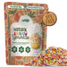 Snackathon Natural Sprinkles – Dye-Free Rainbow Jimmies Snackathon 8 Ounce 