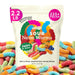 Snackathon Neon Sour Gummy Worms, Soft & Chewy Sour Candy in Assorted Fruit Flavors Snackathon Sour Neon Worms 2.2 Pound 