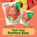 Snackathon Peach Rings Gummy Candy, Soft & Chewy Peach Gummies Snackathon 