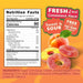 Snackathon Peach Rings Gummy Candy, Soft & Chewy Peach Gummies Snackathon 